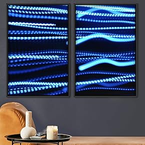 signwin 2 Piece Framed Canvas Wall Art Abstract...