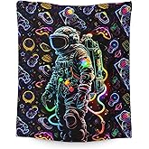 DREAMUGIFT Boys Blanket for Sofa Astronaut Blanket Gift for Boys 6-8, Cool Warm Cozy 50 x 40 Inches Throw for Living Room Bed Sofa Camping