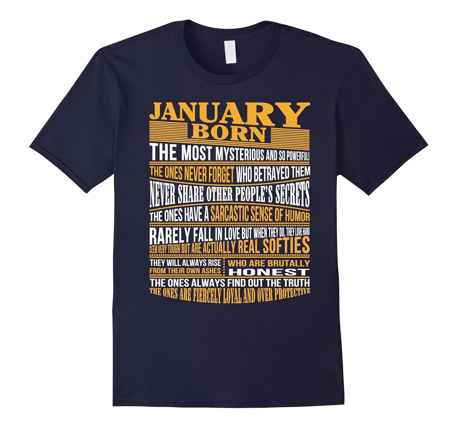 selling January Born Facts ShirtsTovacu