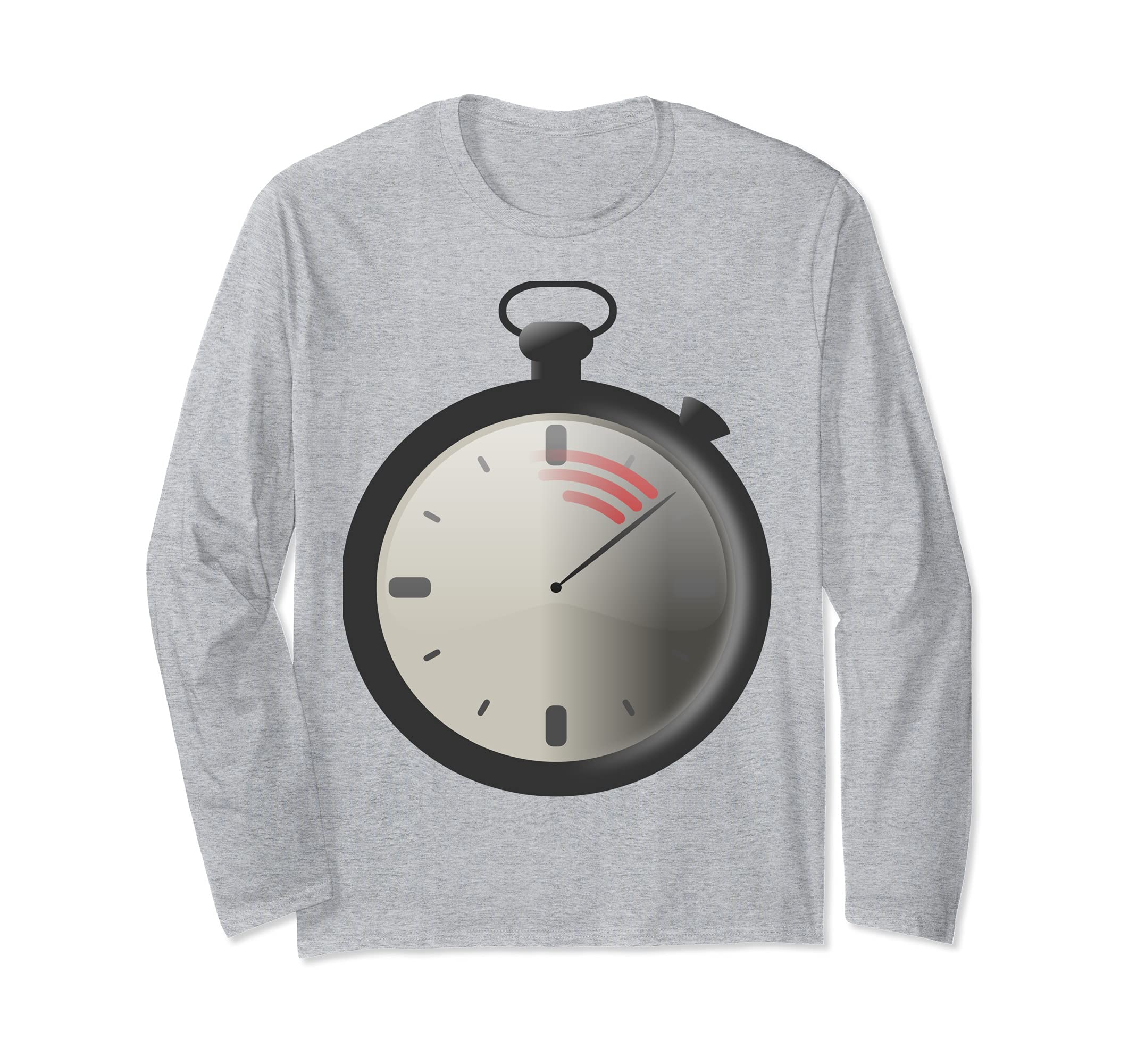 Stopwatch Track Coach Long Sleeve T-Shirt