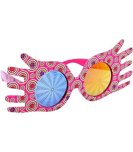 Sun-Staches Luna Lovegood Spectrespecs Harry Potter Costume Sunglasses | Official Wizarding World Luna Lovegood Sunglasses, 100% UV, Lightweight, Costume Ready