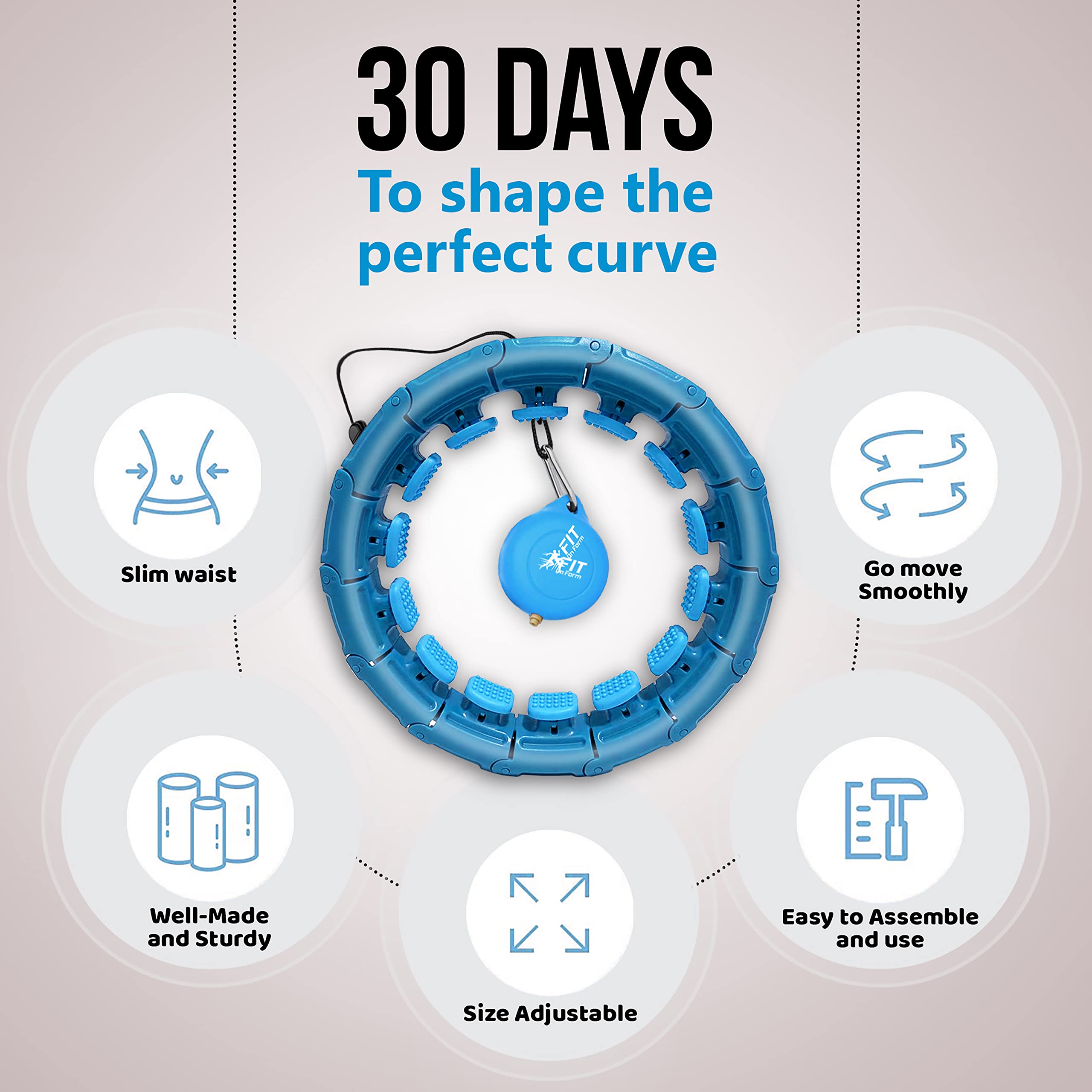 Smart Hula Fit Hoop for Adult Weight Loss Infinity