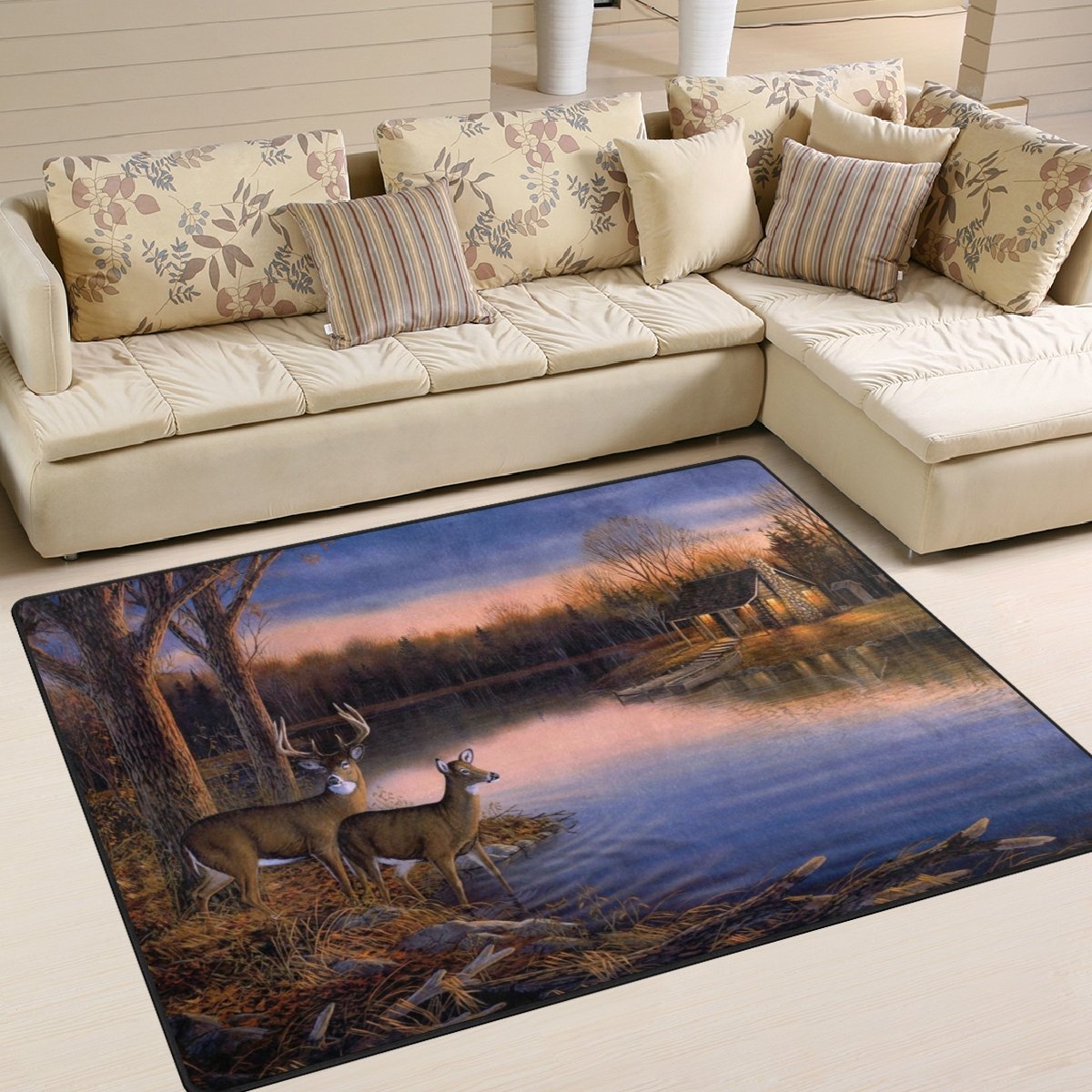 Best deer area rugs for living room