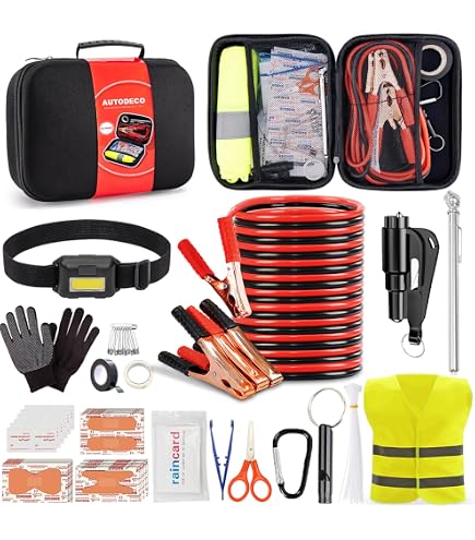 Amazon.com: Majic 18-Piece Auto Emergency Kit with FREE Travel Bag
