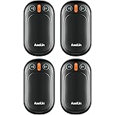 AI Hand Warmers Rechargeable, AaoLin 2 Pack Electric Hand Warmers Reusable, 12Hrs Long Heating, Portable Pocket Handwarmer Great Gift for Outdoors, Camping, Golf, Hunting Gear