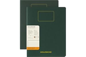 Moleskine Student Cahier Journals (Set of 2), Soft Cover, Ruled, XXL (8.5" x 11"), Myrtle Green, 120 Page