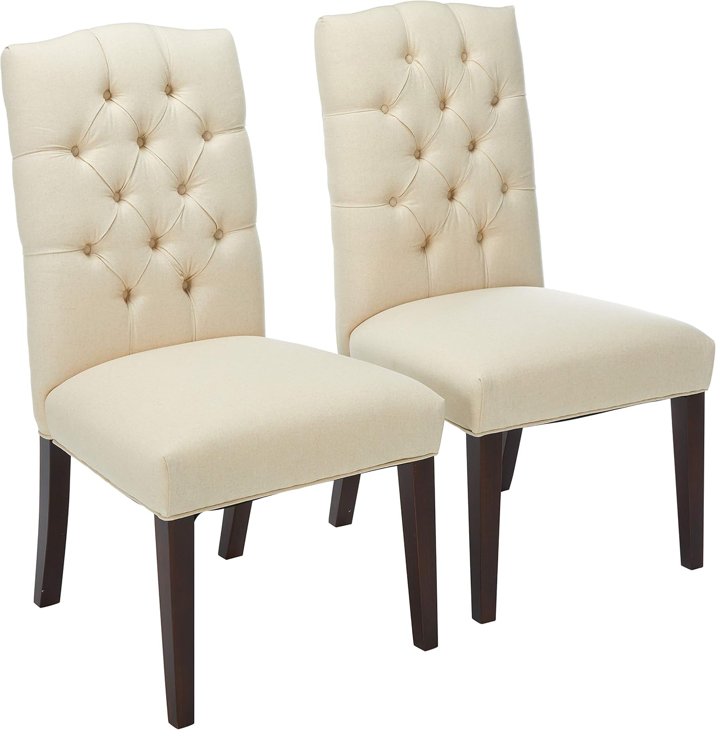 Clark Ivory Dining Chair (Set of 2) Amazon.co.uk Kitchen & Home