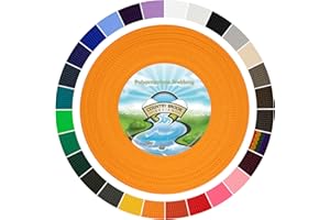Country Brook Design 1 Inch Polypropylene (Polypro) Lightweight Webbing for Crafting - 28 Vibrant Colors