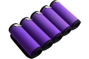 Careteilly Luggage Handle Wrap for Suitcase Unique Funny Bright Luggage Identifiers Cute Luggage Tags Gift of Travel Accessories-Purple