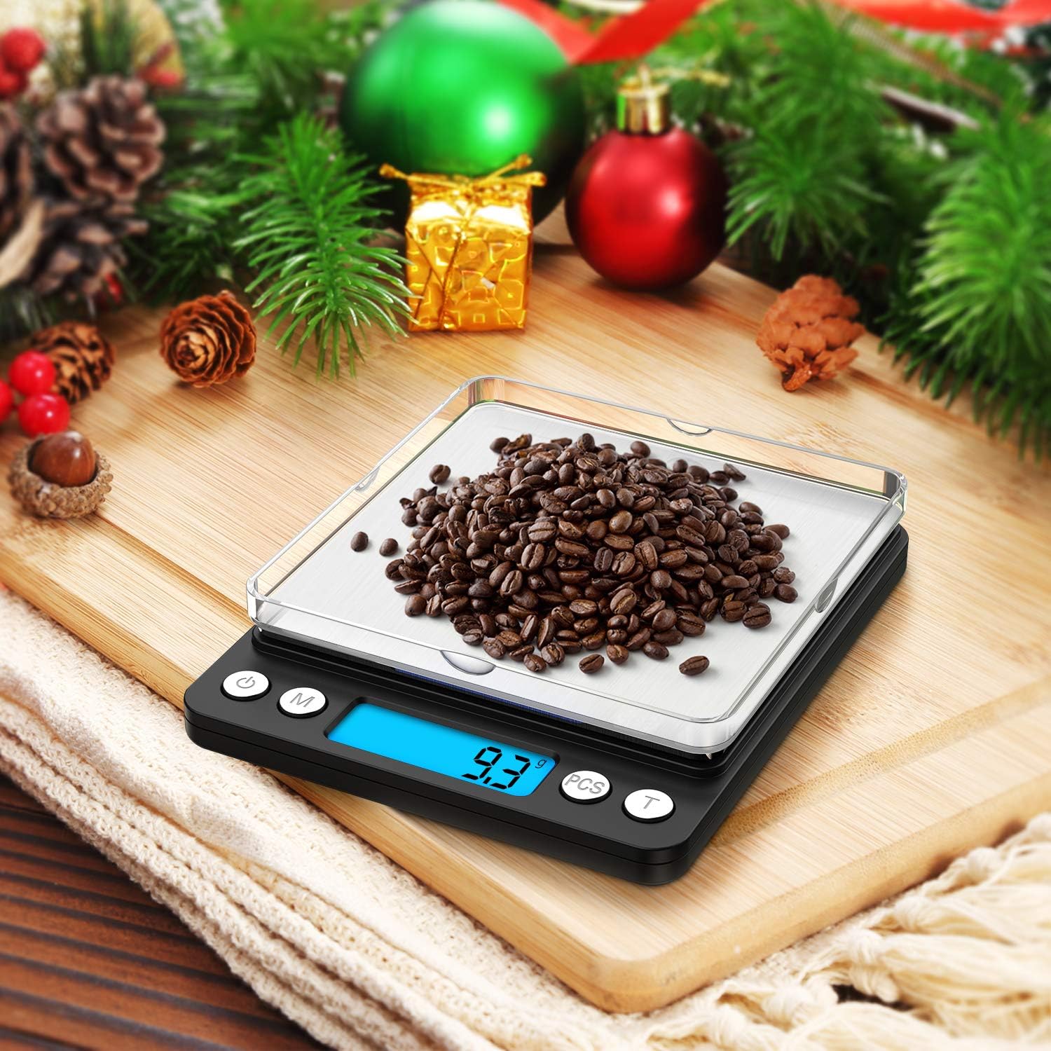 Criacr Digital Pocket Scales, (500g/ 0.01g) High-precision Kitchen Food Scales, Jewelry Scales with Back-Lit LCD Display - Image 3