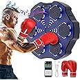 Kikihuose 2024 9 Modes Music Boxing Machine with Boxing Gloves, Upgraded 3.0 Smart Bluetooth Boxing Workout Machine Wall Mounted, Training Punching Equipment for Adults Kids, Home Gym Indoor