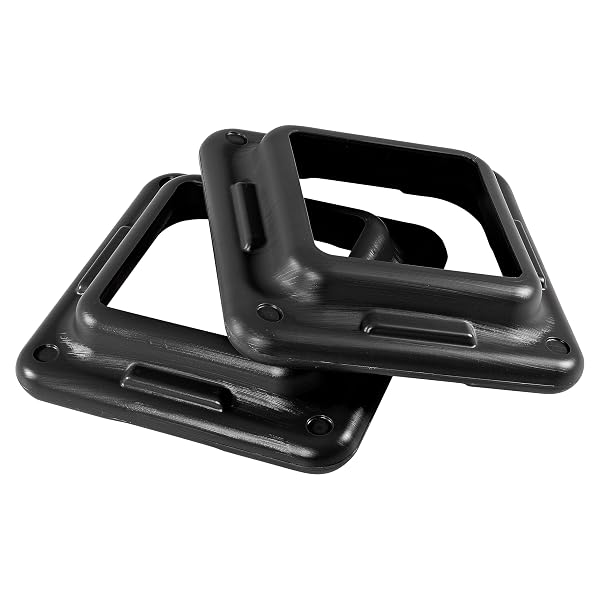 THE STEP (MADE IN USA) ORIGINAL AEROBIC PLATFORM – HEALTH CLUB SIZE – WITH FOUR ORIGINAL RISERS (TEAL PLATFORM WITH BLACK RISERS), ONE SIZE