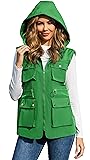 PESION Women's Lightweight Windbreaker Vest