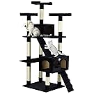 Go Pet Club F2083 72-Inch Cat Tree Condo Furniture, Black