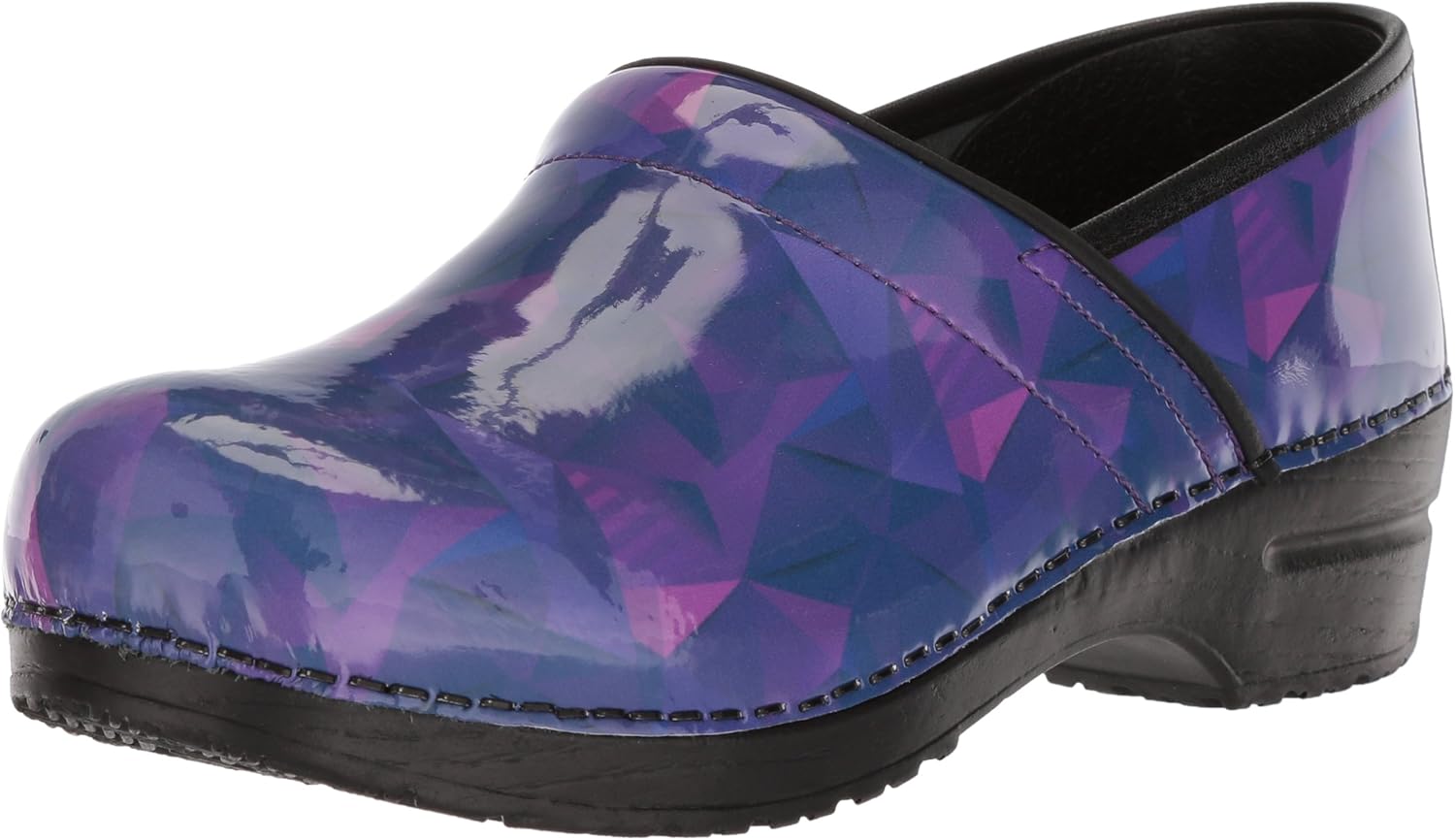 sanita women's professional patent clog