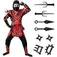 Spooktacular Creations Kids Halloween Ninja Costume, Boys Ninja Costume for Toddler Halloween Costume