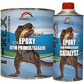 Speedokote Epoxy Fast Dry 2.1 low voc DTM Primer &amp; Sealer Gray Gallon Kit, SMR-260G/261