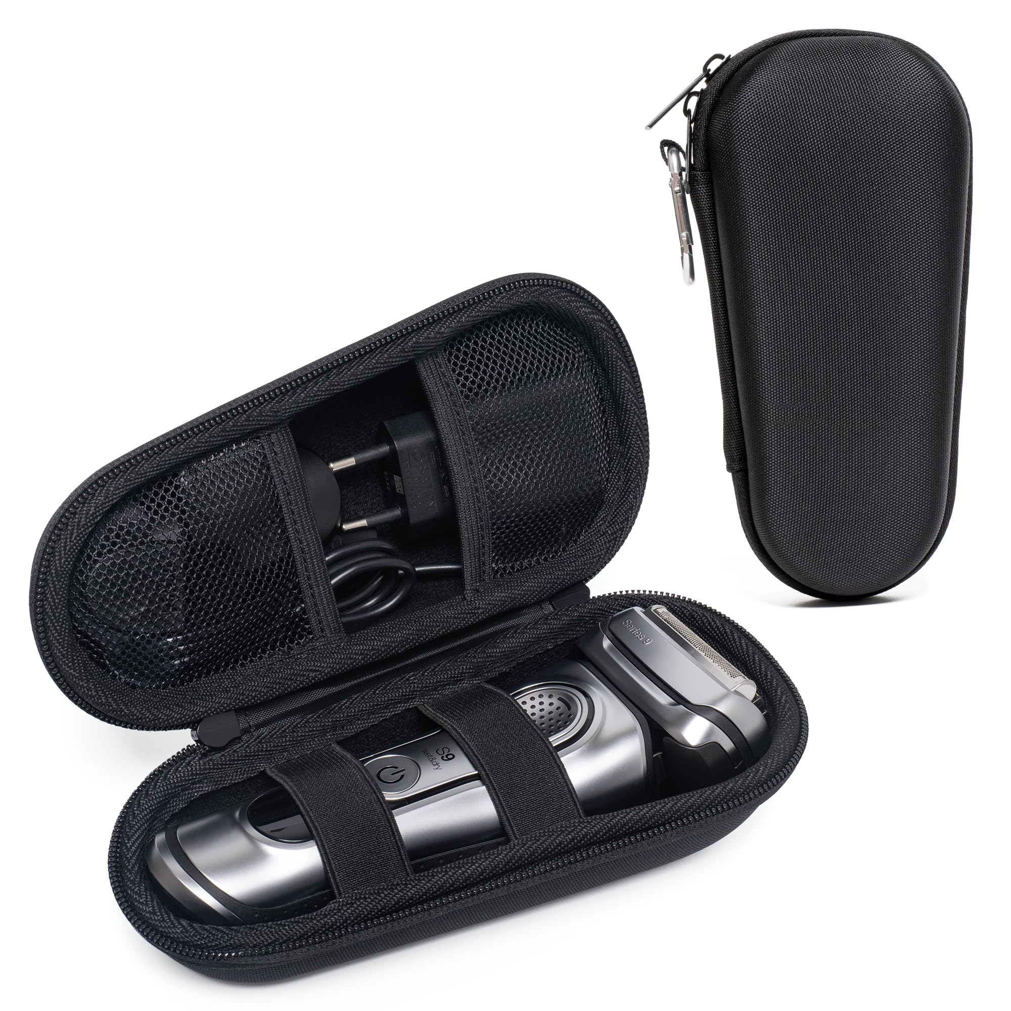 Electric Shaver Travel Case for Braun Series 3, Series 5, Series 7, Series 9 Electric shavers, Black