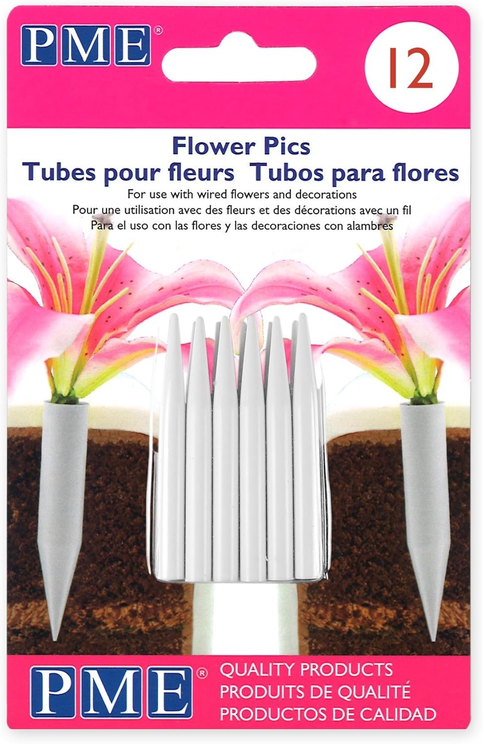 Amazon Com Pme Fp300 Base Pics For Flower Making Cake