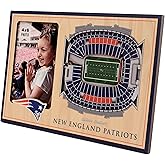 YouTheFan NFL New England Patriots 3D StadiumViews Picture Frame