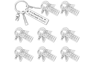 DABIHU Dental Hygienist Gifts Keychain Dentist Appreciation Gifts Jewelry Thank You Gifts for Dentist Assistant Dentist Student