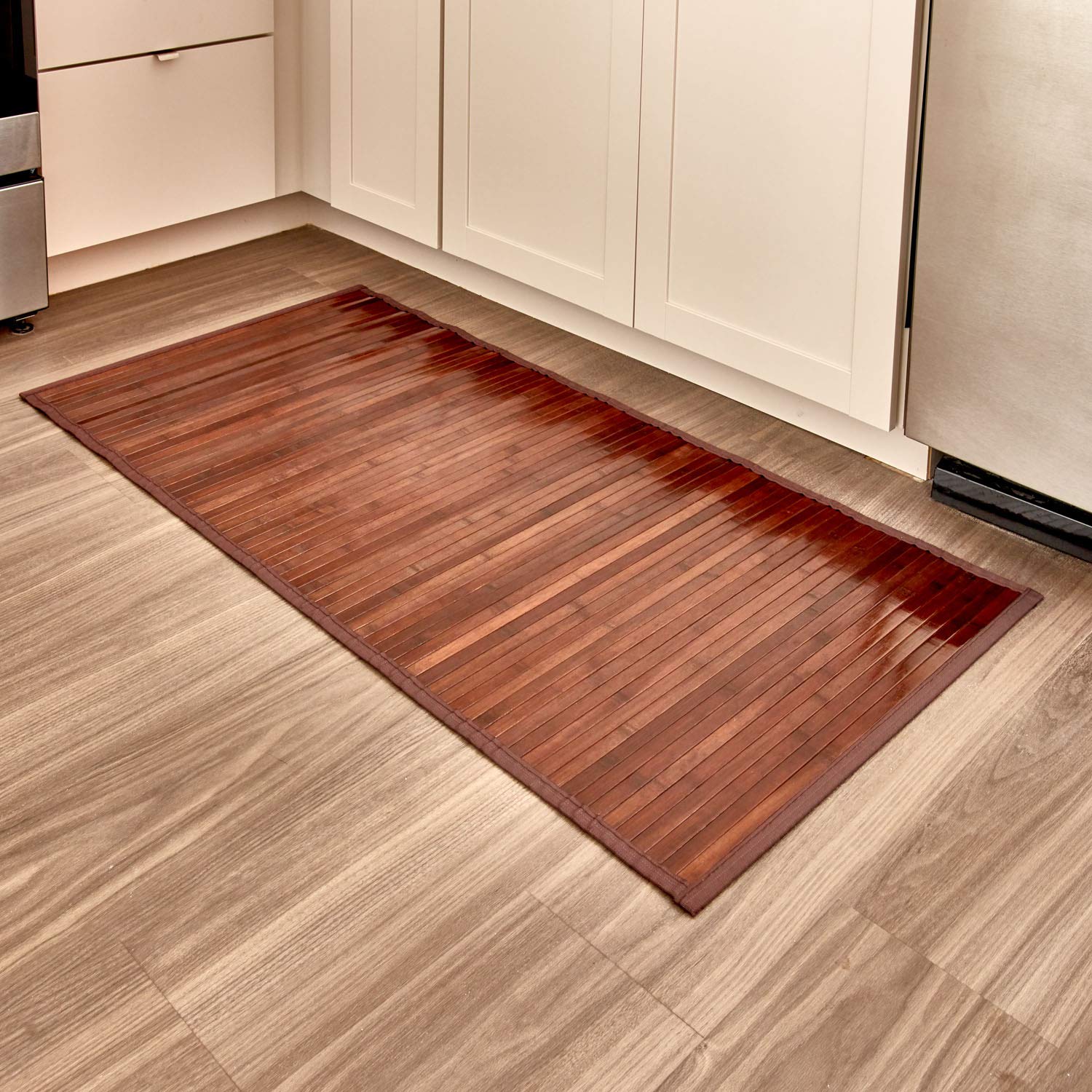Buy Interdesign Bamboo Floor Mat Ideal Mat For Kitchens