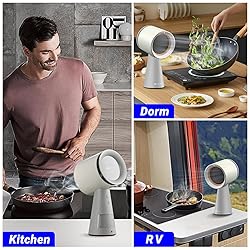 AMZCHEF Portable Range Hood, Desktop Exhaust Fan