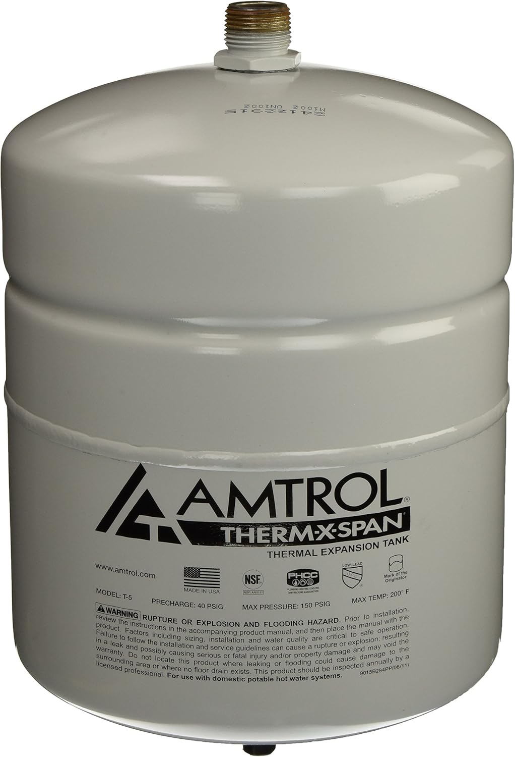 Amtrol T5 THERMXSPAN Expansion Tank Water Heaters