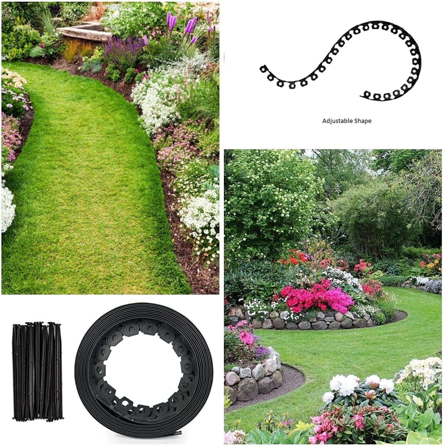 Garden Edging Flexible Garden Border Edging Six Different Lengths