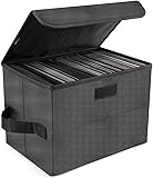 UENTIP Vinyl Record Storage Box for 7"/45 RPM