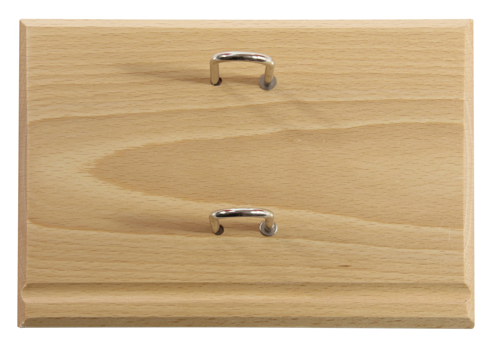 Exacompta 35281 Base for Bloc-Pratic Calendar 12 x 8.2 cm High-Quality Oak