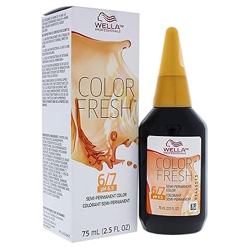 Amazon Com Wella Color Fresh Semi Permanent Color 6 7 Dark