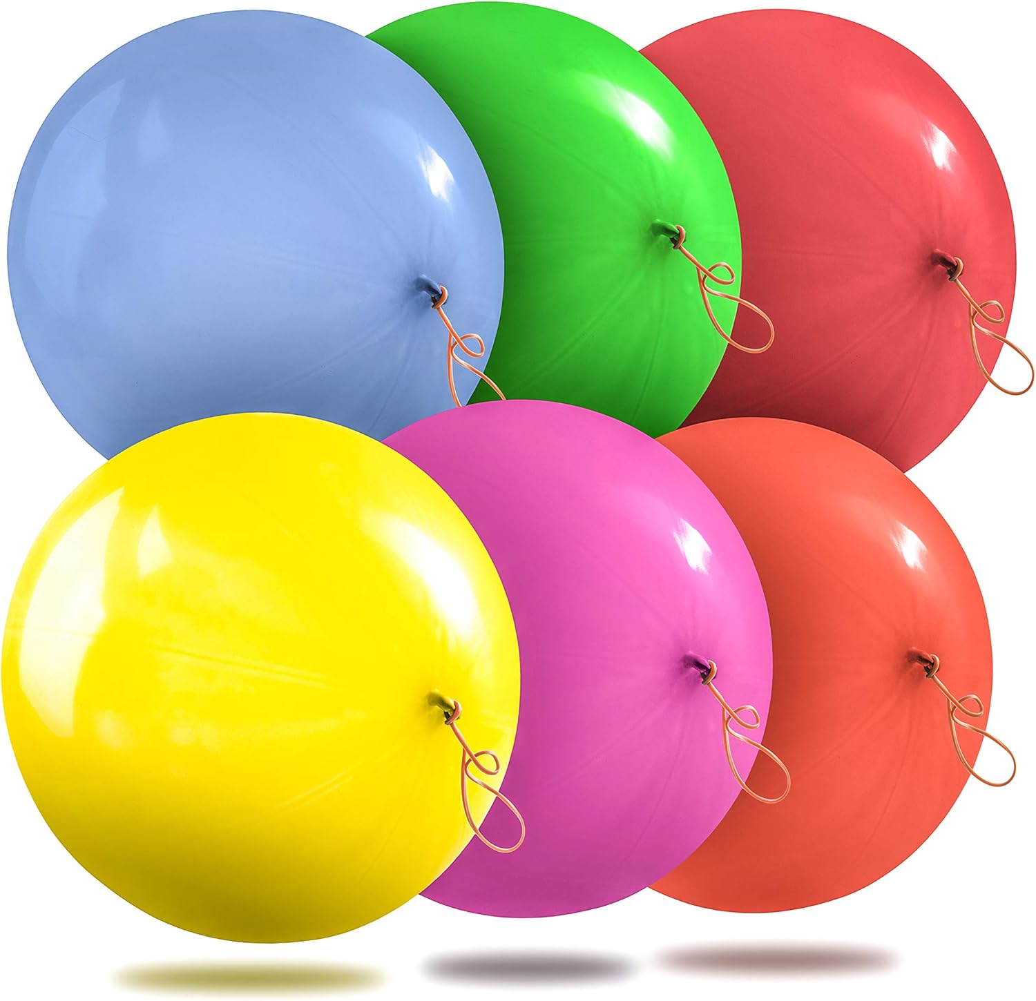 Amazon.com: Prextex 36 Punch Balloons in 6 Assorted Colors - 18 Inch