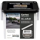 TimberTech Cortex Collated Hidden Screws and Plug System for Fastening Composite Decking - Pack of 224 Deck Plugs to Cover 100 LF (Driftwood)