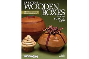 Creative Wooden Boxes from the Scroll Saw: 28 Useful & Surprisingly Easy-to-Make Projects (Fox Chapel Publishing) Patterns and Step-by-Step for Jewelry Boxes, Pivot Lids, Food-Shaped Boxes, and More