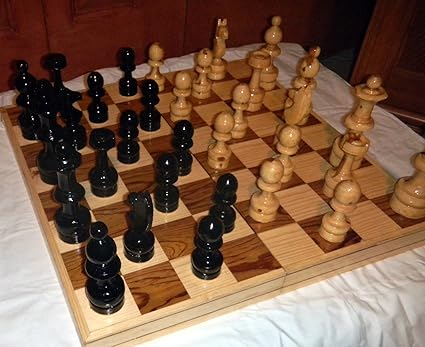 Unicef Market Marble Chess Set In Black And Pink From Mexico 10 5 In Black And Pink Challenge