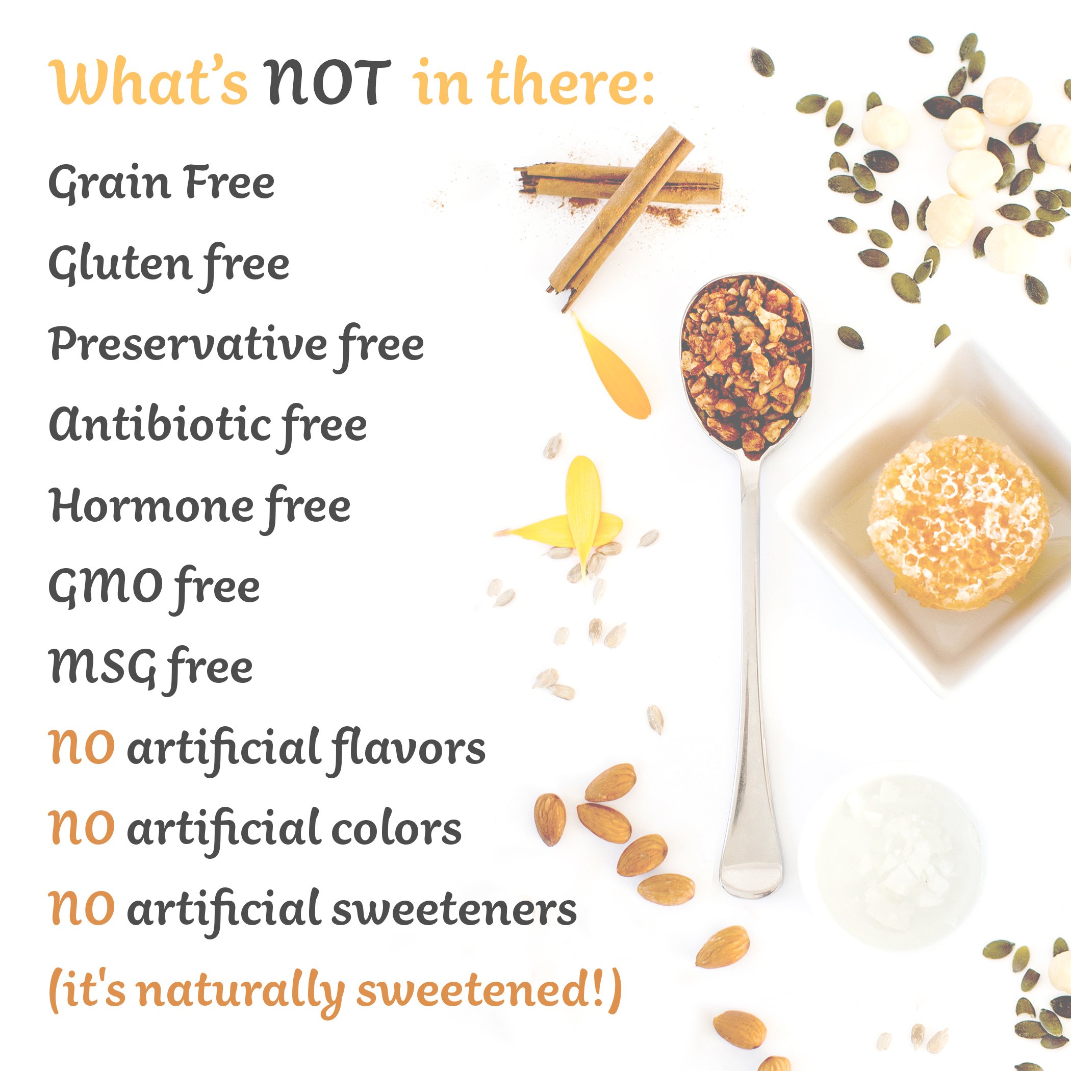 CleanPaleo Manuka Crunch Paleo Breakfast Cereal Blend (Grain Free, Gluten Free) Certified Paleo (350g) 7x 50g Servings Healthy Crunch & Crunchy Low Carb Snack