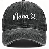 Jumsky Women's Nana Grandma Baseball Cap Adjustable Washed Dad Hat Snapback