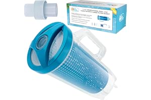 U.S. Pool Supply Pool Leaf Catcher - Heavy Duty Inline Pool Leaf Canister, Vacuum for Inground Cleaner - Cleaning Filter Basket & Mesh Bag, Catch Leaves Debris, Compatible Replacement for Most Brands