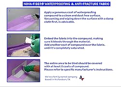 Nova-Fiber 6" x 75' Reinforcing Mesh Tape for