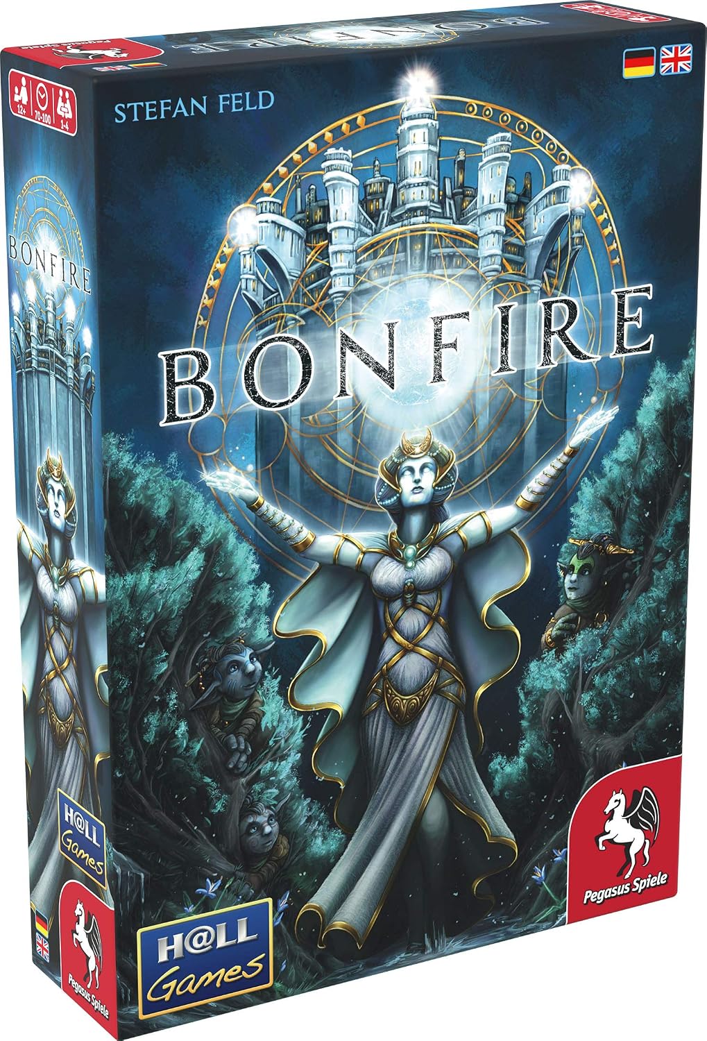 Hall Games - Bonfire - Board Game, Multicolor