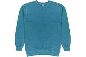 Milltex 603 Premium Vintage Burnout Fleece Sweatshirt Long Sleeve 7.25 Oz 240 GSM for Men and Women