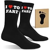 SOCKJAR Funny Gifts For Men, Women - Gag Poop, Bigfoot, Taco, Sailing, Pickle, Bird Socks - Stocking Stuffers