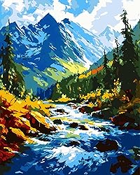 Yunnuo Paint by Numbers Kit DIY Abstract