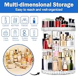 Mokani 360 Degree Rotating Makeup Organiser 6 Adjustable Layers Large Capacity view 3