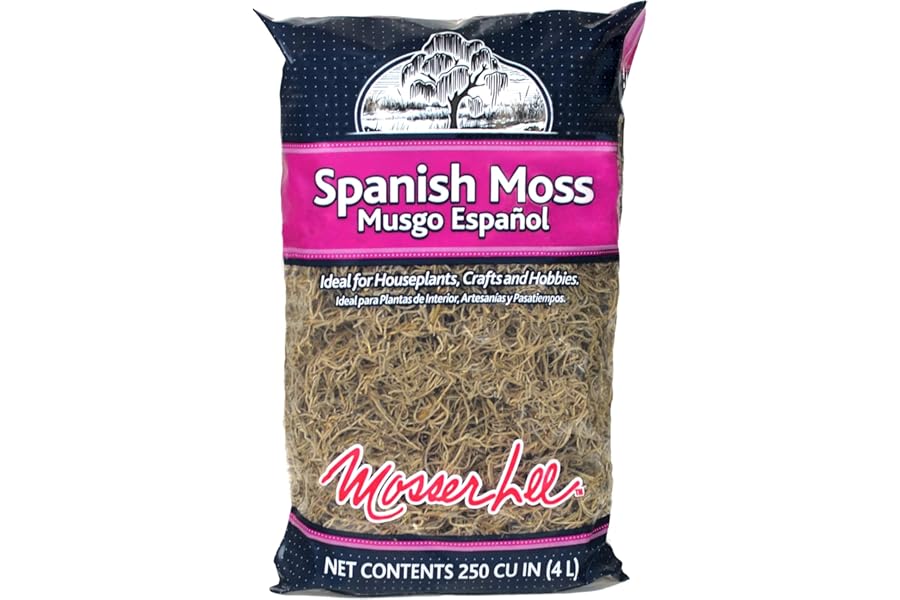Mosser Lee ML0560 Spanish Moss, 250 Cubic Inches