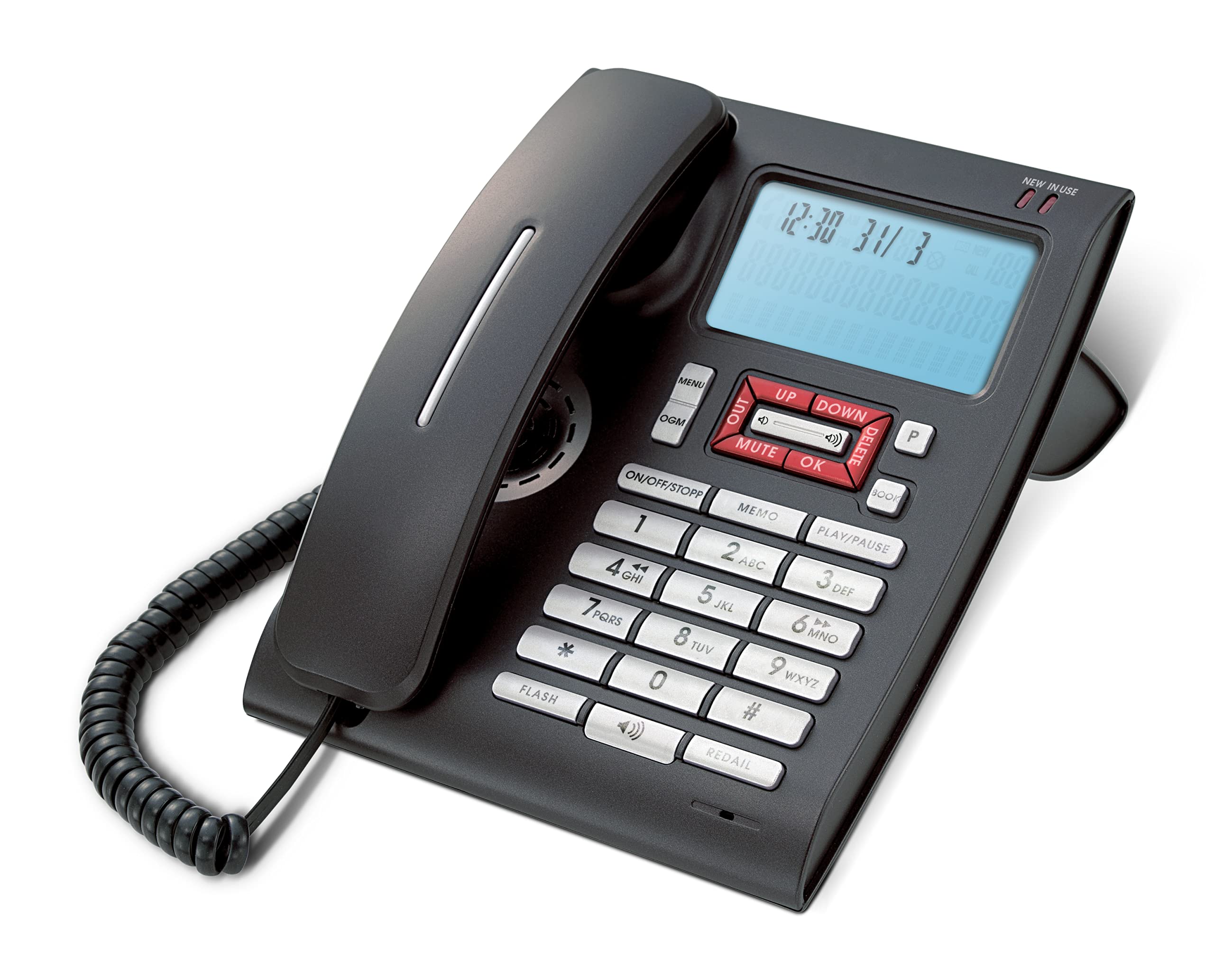 Emporia T20AB Amplified corded telephone with large LCD display- (Official UK & Ireland Version)
