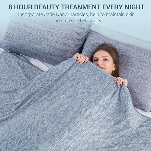 Elegear Revolutionary Cooling Blanket Queen Absorbs Heat to Keep Body Cool  for Night Sweats, Arc-Chill Cool