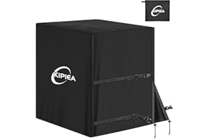 Kipiea Heavy Duty Air Conditioner Cover for Outside Units, Windproof, Anti-UV, Tear & Fade Resistant AC Cover for Winter (24"