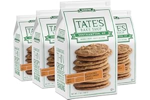 Tate's Bake Shop Gluten Free Ginger Zinger Cookies, 4 - 7 oz Bags